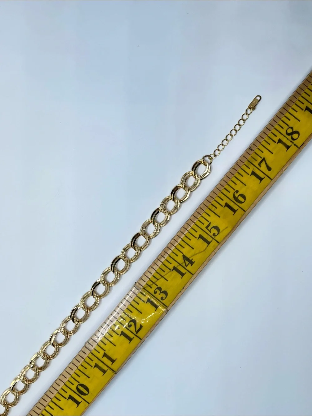 Stainless Steel Gold Chain Link Necklace Modern Minimalist Statement Classic